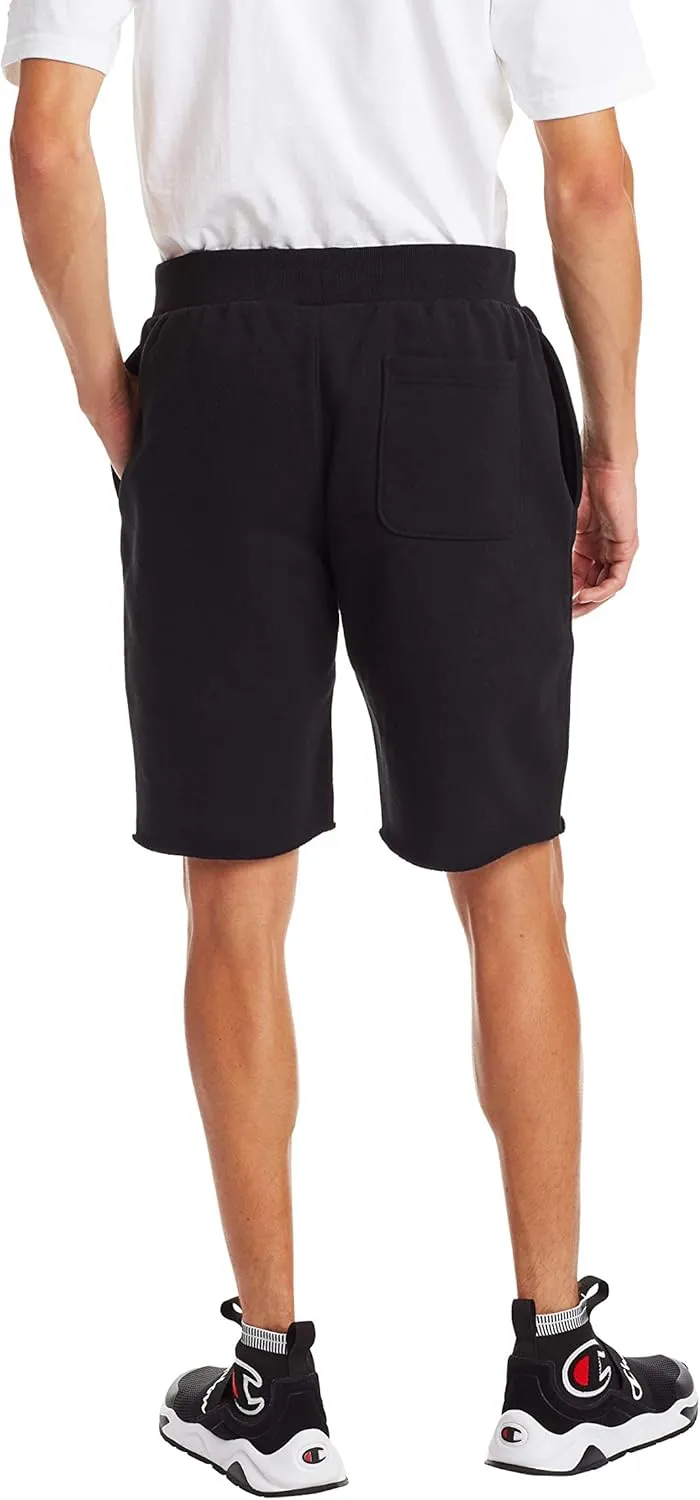 Champion Men's Reverse Weave Fleece Cut Off Shorts, 7" Inseam