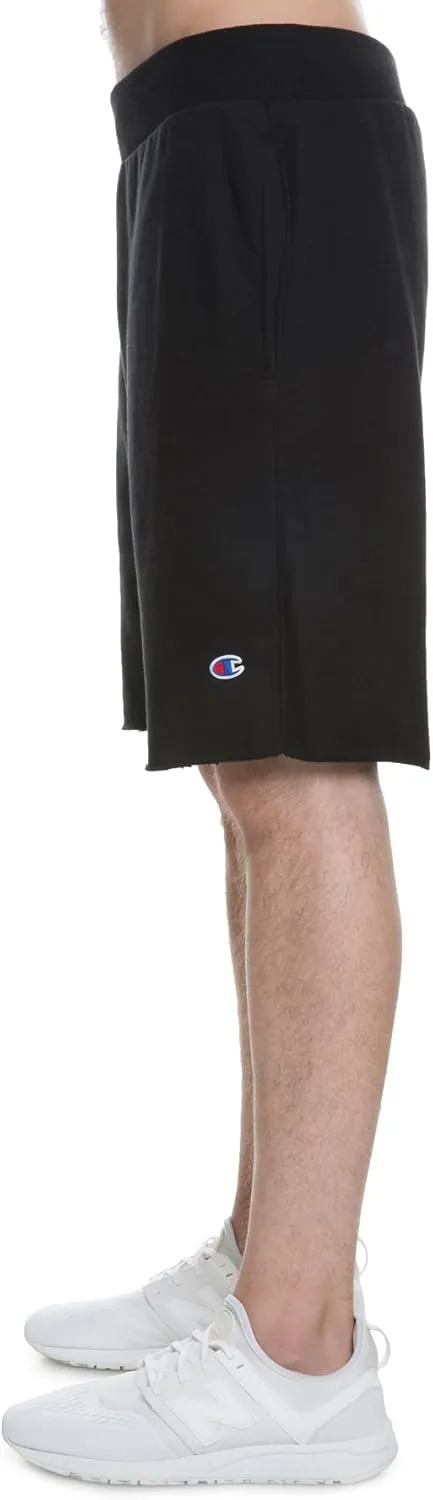 Champion Men's Reverse Weave Fleece Cut Off Shorts, 7" Inseam