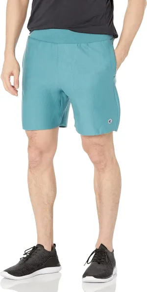 Champion Men's Shorts, Reverse Weave Fleece Shorts, Knee-Length Shorts for Men, C Logo, 10"