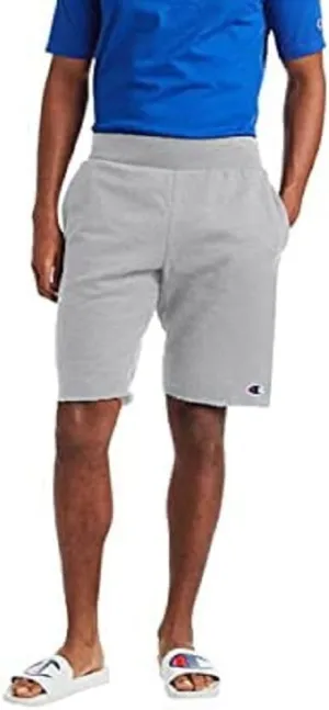 Champion Men's Shorts, Reverse Weave Fleece Shorts, Knee-Length Shorts for Men, C Logo, 10"
