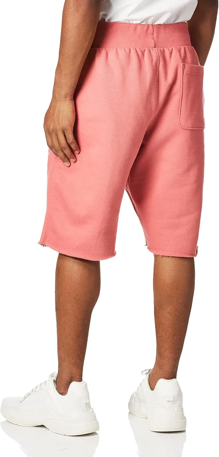 Champion Men's Shorts, Reverse Weave Fleece Shorts, Knee-Length Shorts for Men, C Logo, 10"