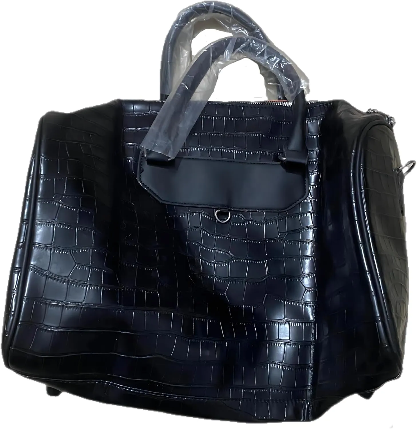 CHCHDIOSA Luggage - Waterproof PU Fabric, Black, 40x19x23cm, Durable and Spacious Travel Bag, CH1517