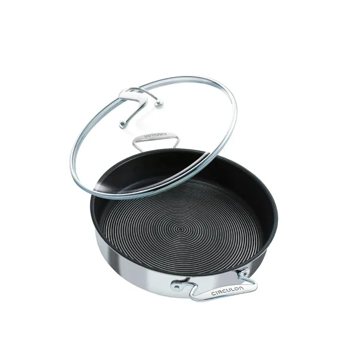 Circulon SteelShield™ Nonstick Stainless Steel C-Series Covered Sauteuse Induction - 30cm