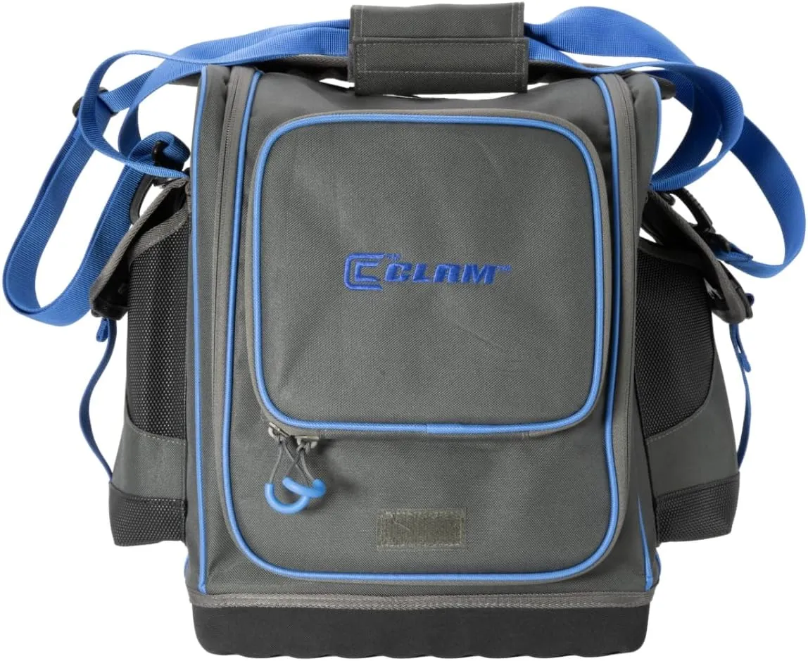 CLAM Sonar Carry Bag – Heavy-Duty 6000D Ice Fishing Case with Hard Bottom & Secure Straps – Fits Sonar & Fish Finders up to 10”