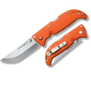 Cold Steel Finn Wolf Fldr 3.5in Blde 4-3-8in Overall Blz Org