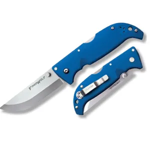 Cold Steel Finn Wolf Folder 3.5in Blade 4-3-8in Overall Blue