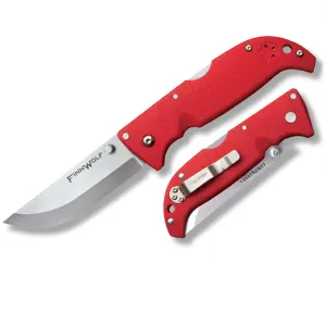 Cold Steel Finn Wolf Folder 3.5in Blde 4-3-8in Overall Red
