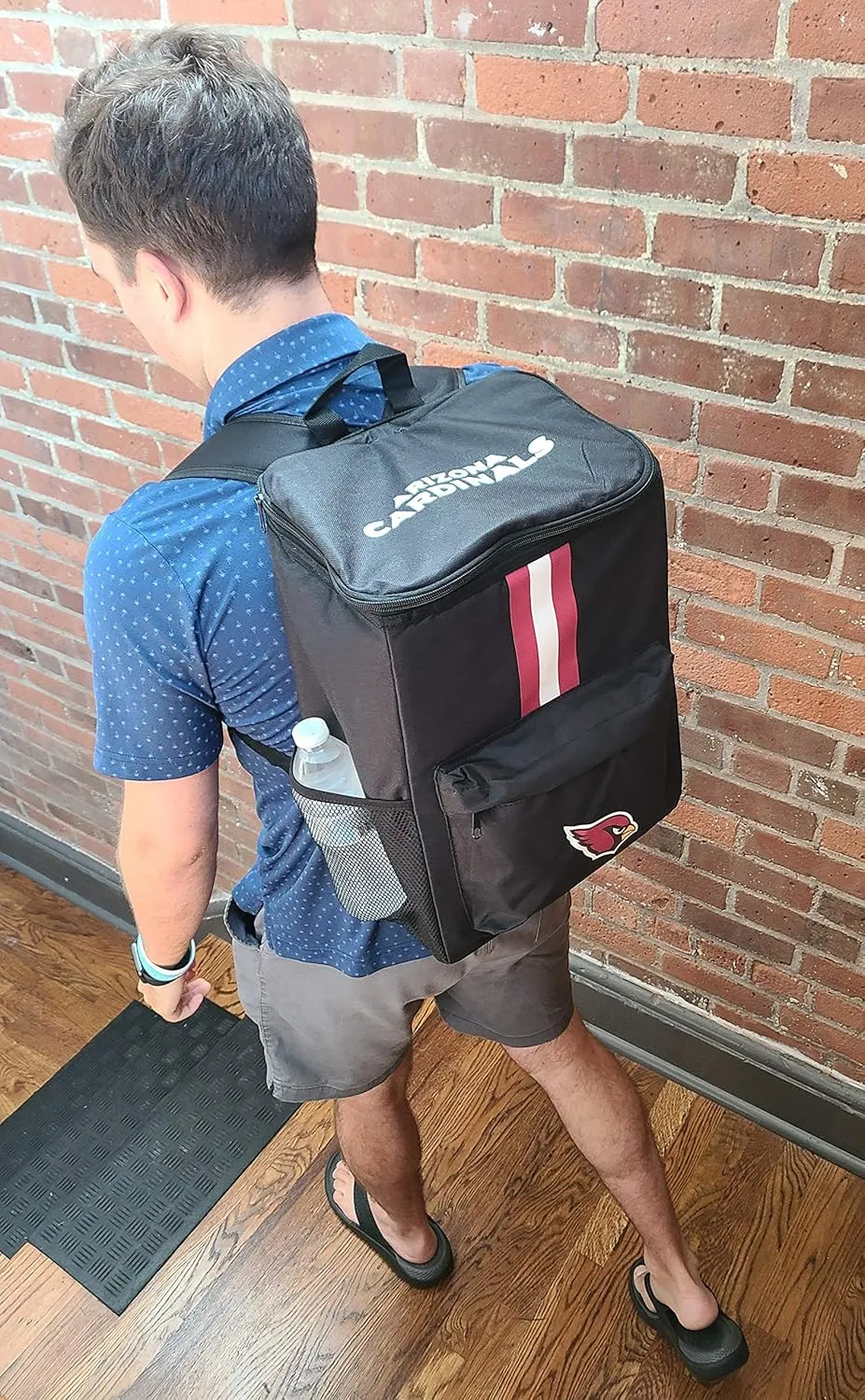 Cooler Backpack – Portable Soft Sided Ice Chest – Insulated Bag Holds 36 Cans - Football Gear – Show Your Team Spirit with Officially Licensed Fan Gear