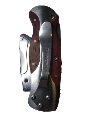 Craftsman Wood Folding Lock back Utility Knife