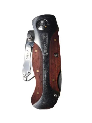 Craftsman Wood Folding Lock back Utility Knife