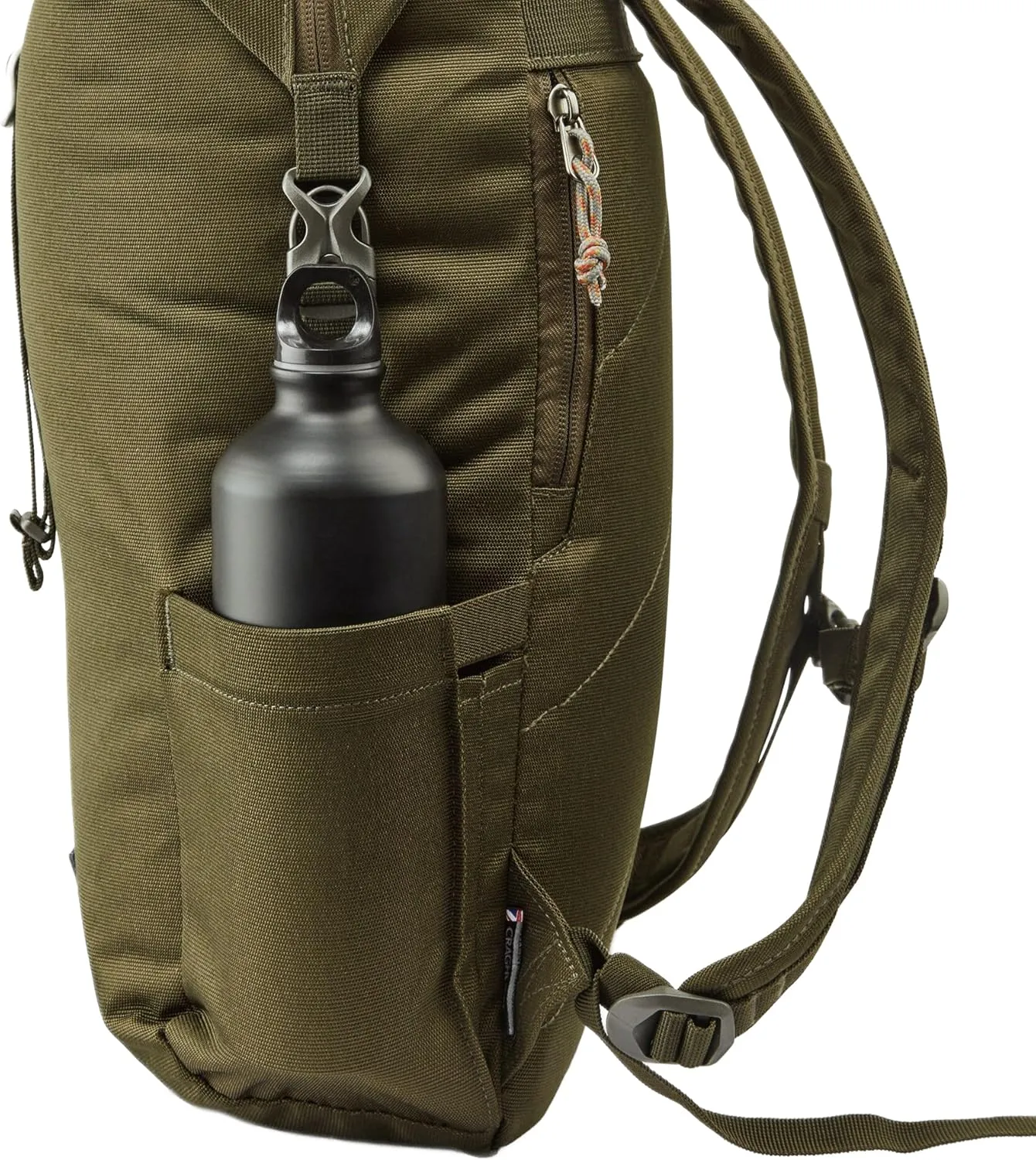 Craghoppers Adult Kiwi Classic Rolltop Backpack, Woodland Green, 16 Liter