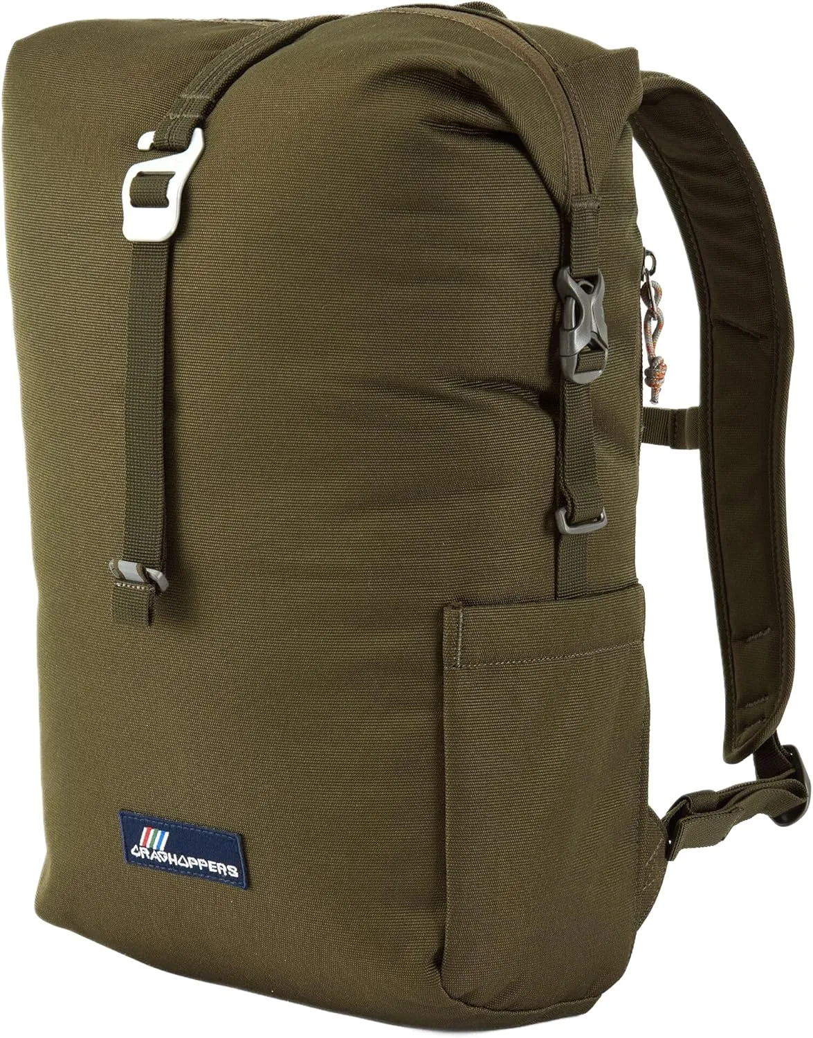 Craghoppers Adult Kiwi Classic Rolltop Backpack, Woodland Green, 16 Liter
