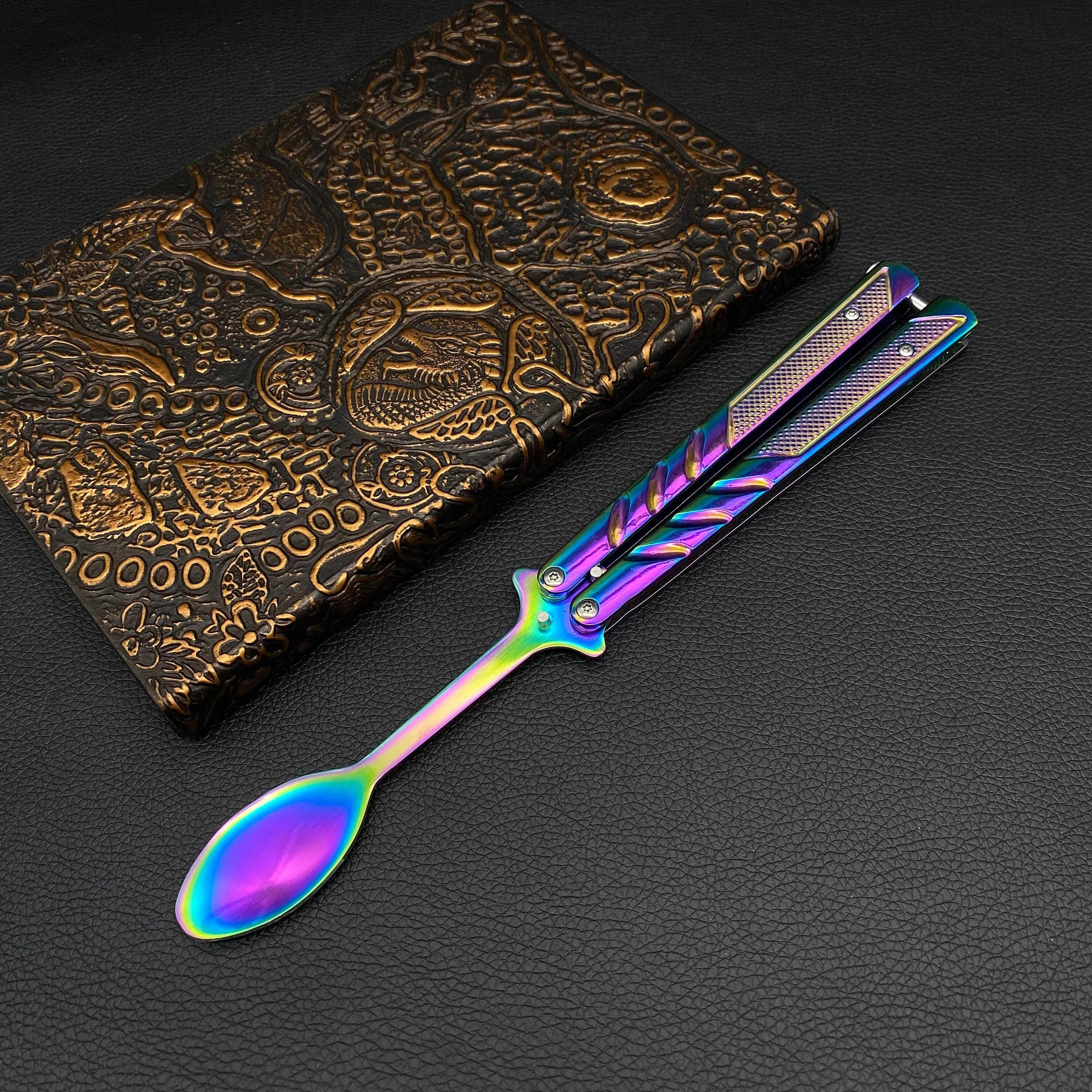 Creative Fork and Spoon Butterfly Knife