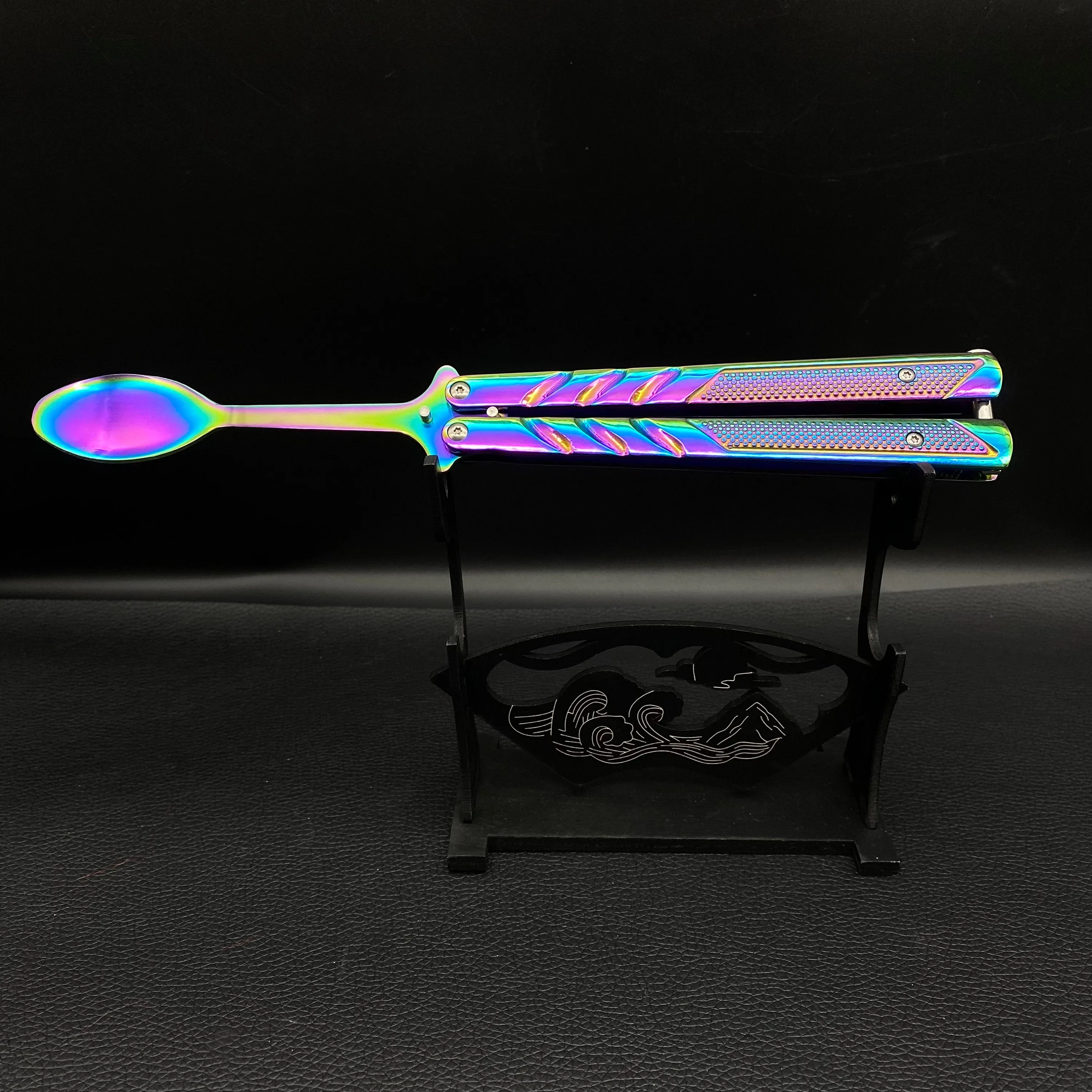 Creative Fork and Spoon Butterfly Knife