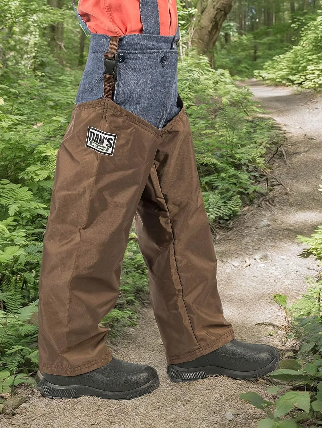 DAN'S Hunting Gear, LLC Briar Proof, Brush Protector Waterproof, Kid's Chaps, Made in U.S.A.