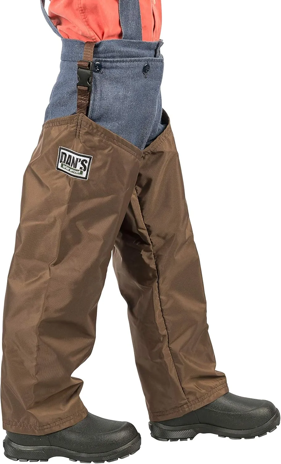 DAN'S Hunting Gear, LLC Briar Proof, Brush Protector Waterproof, Kid's Chaps, Made in U.S.A.