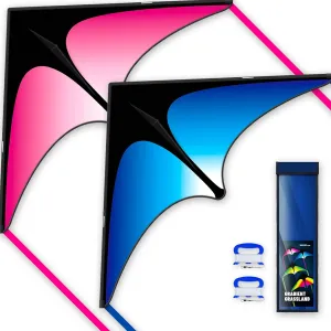 Delta Kite Set for Kids and Adults，Extremely Easy to Launch for Beginners, Perfect for Beaches and Parks，Kites for Beach Trip Park Family Outdoor Games and Activities