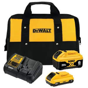 DEWALT 20V Max Lithium Ion Starter Kit