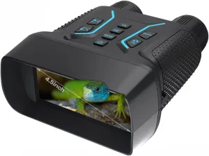 Digital Night Vision Goggles 4K Night Vision Binoculars with 8X Digital Zoom, 4K Video & 36MP Photos, 7-Level Infrared, 4500Mah Battery, Include 32GB Card