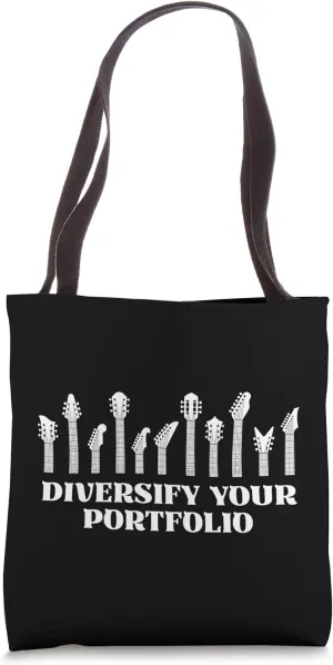 Diversify Your Portfolio - Electric Guitar Collection Tote Bag