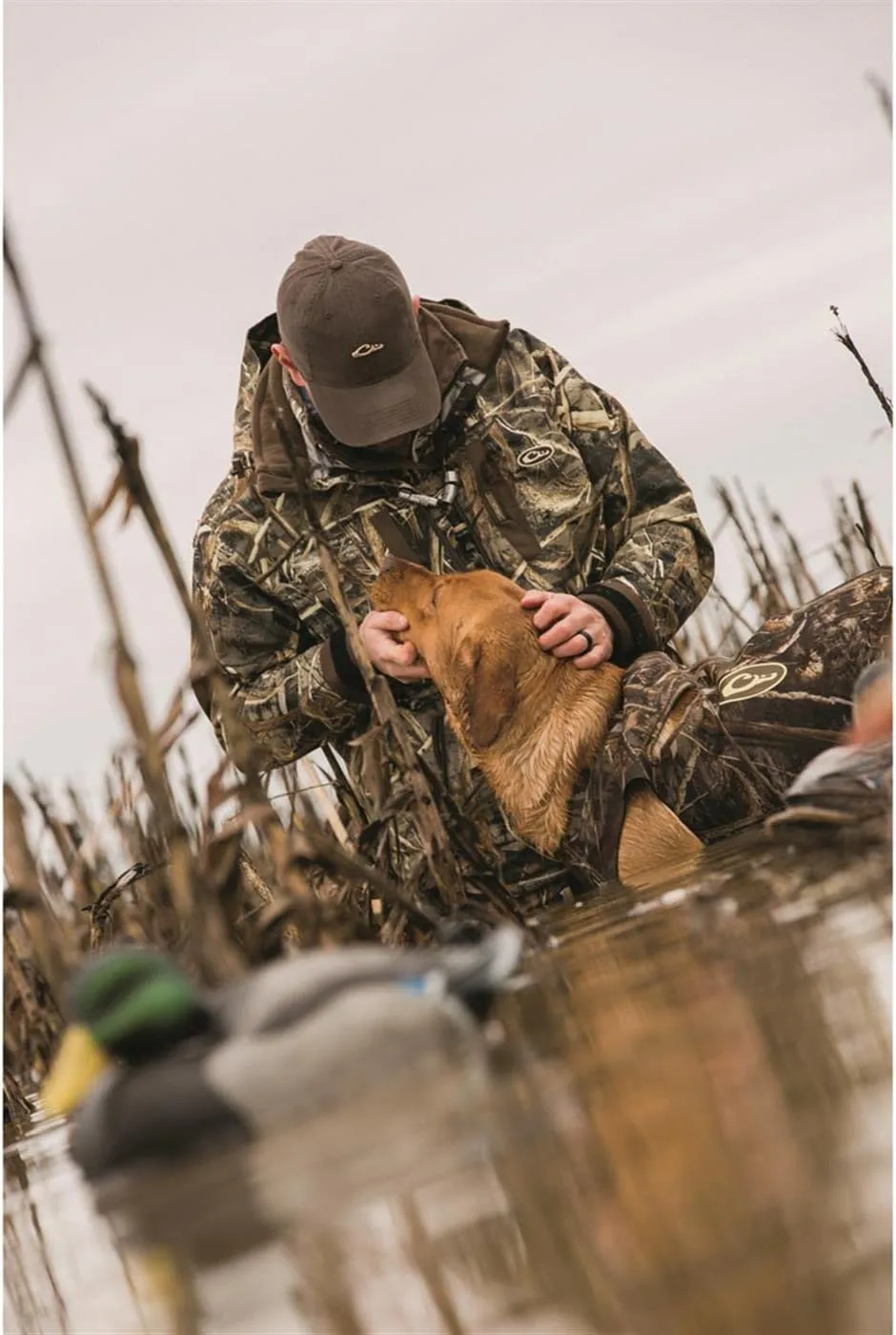 DRAKE Waterfowl Men's EST Heat-Escape Full Zip 2.0 Waterproof Hooded Hunting Jacket