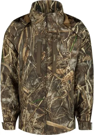 DRAKE Waterfowl Men's EST Heat-Escape Full Zip 2.0 Waterproof Hooded Hunting Jacket