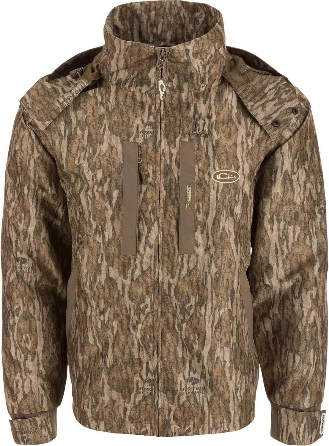 DRAKE Waterfowl Men's EST Heat-Escape Full Zip 2.0 Waterproof Hooded Hunting Jacket