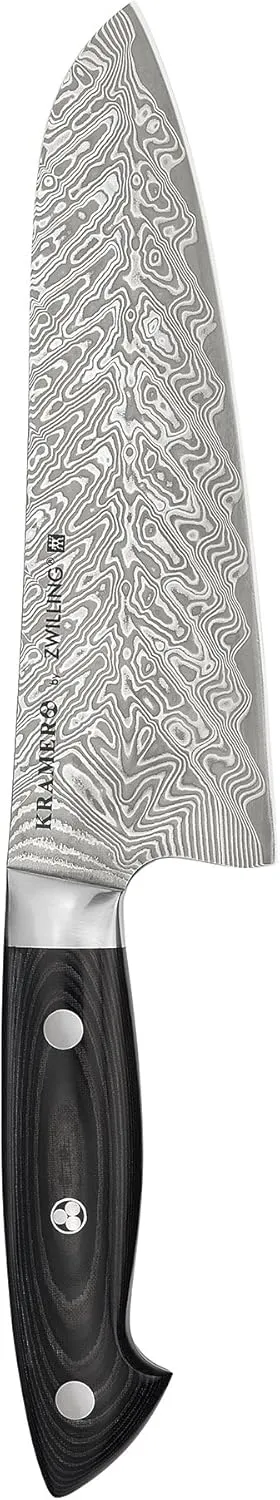 EUROLINE Damascus Collection 7" Santoku Knife