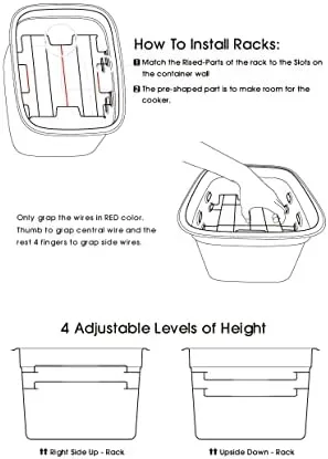 EVERIE Sous Vide Container 12 Quarts with Collapsible Hinge Lid and Container Sleeve Compatible with Anova Nano AN400 and AN500-US00 and Mini and Instant Pot Sous Vide Cooker, KIT-1202-NANO