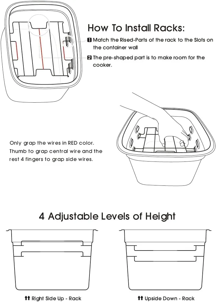 EVERIE Versatile 12-Quart Sous Vide Container with Built-in Rack and Collapsible Silicone Lid Compatible with All Sous Vide Cookers, EVC-1202-TYGJ New Model of 2022