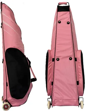 Fencing Sword Bag with Wheels, Extra Large Capacity Fencing Roller Bag Fencing Draw-bar Wheel Bag for Epee Saber & Foil, Portable Fencing Bag Fencing Storage Bag