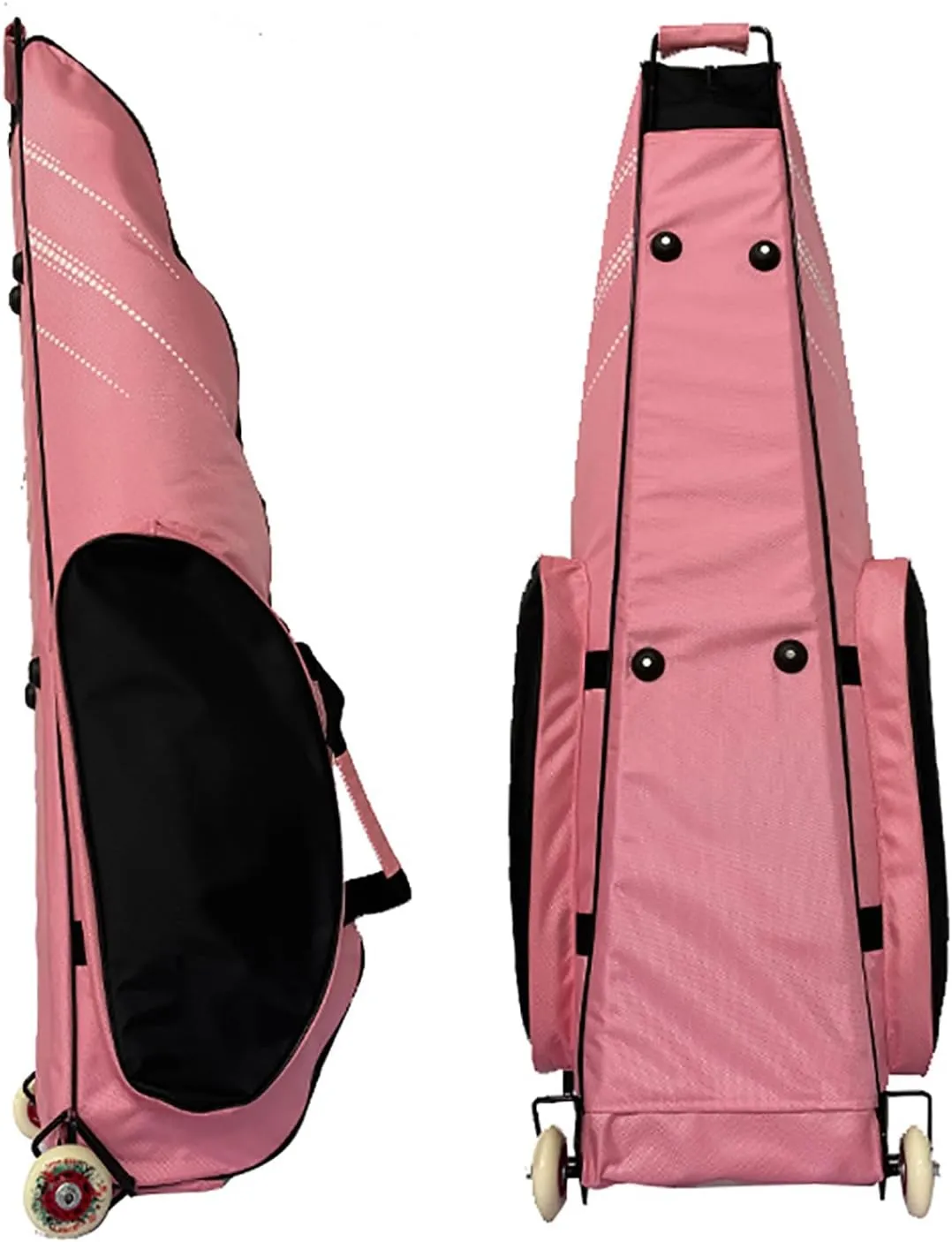 Fencing Sword Bag with Wheels, Extra Large Capacity Fencing Roller Bag Fencing Draw-bar Wheel Bag for Epee Saber & Foil, Portable Fencing Bag Fencing Storage Bag