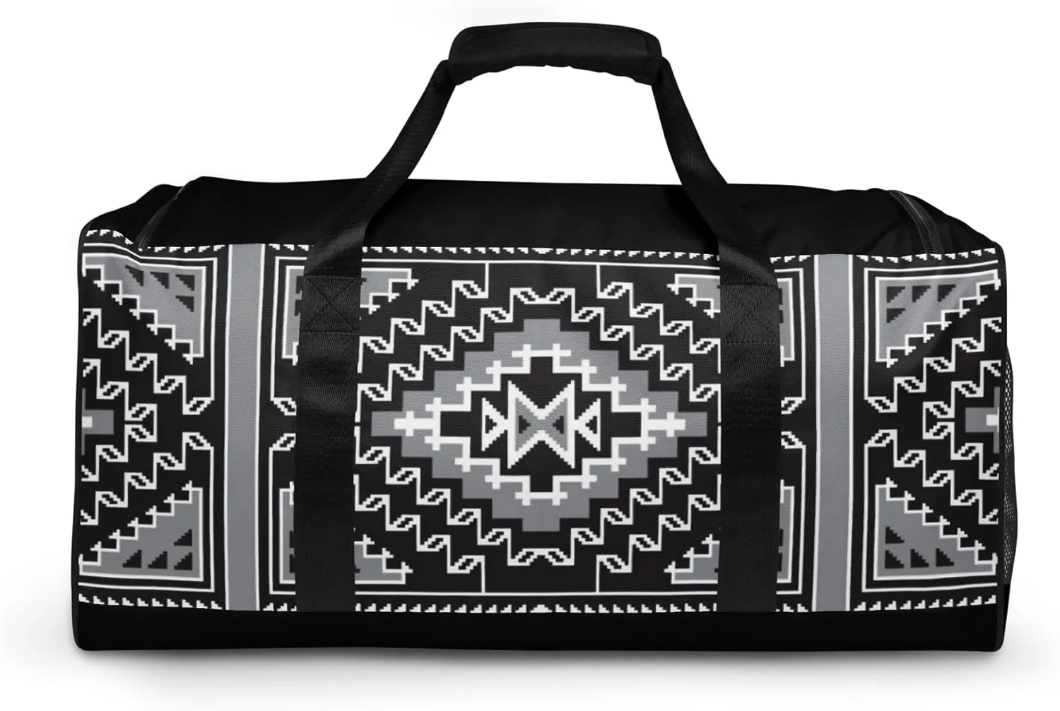 FFR Grey Navajo Blanket Duffle Bag