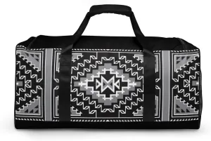 FFR Grey Navajo Blanket Duffle Bag