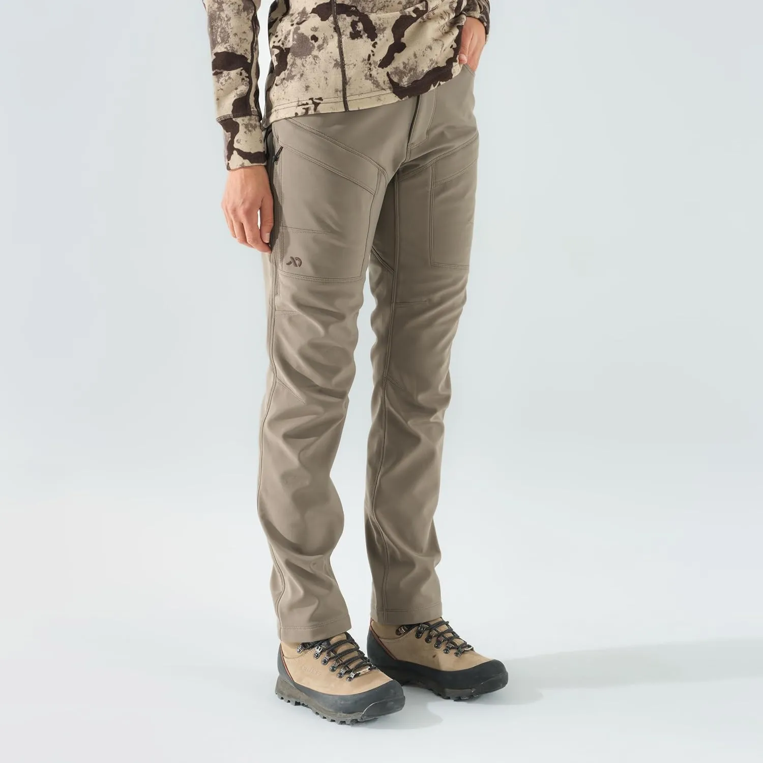 First Lite Women's 308 Pant - Stretch Camo Hunting Pants with Hip Vents
