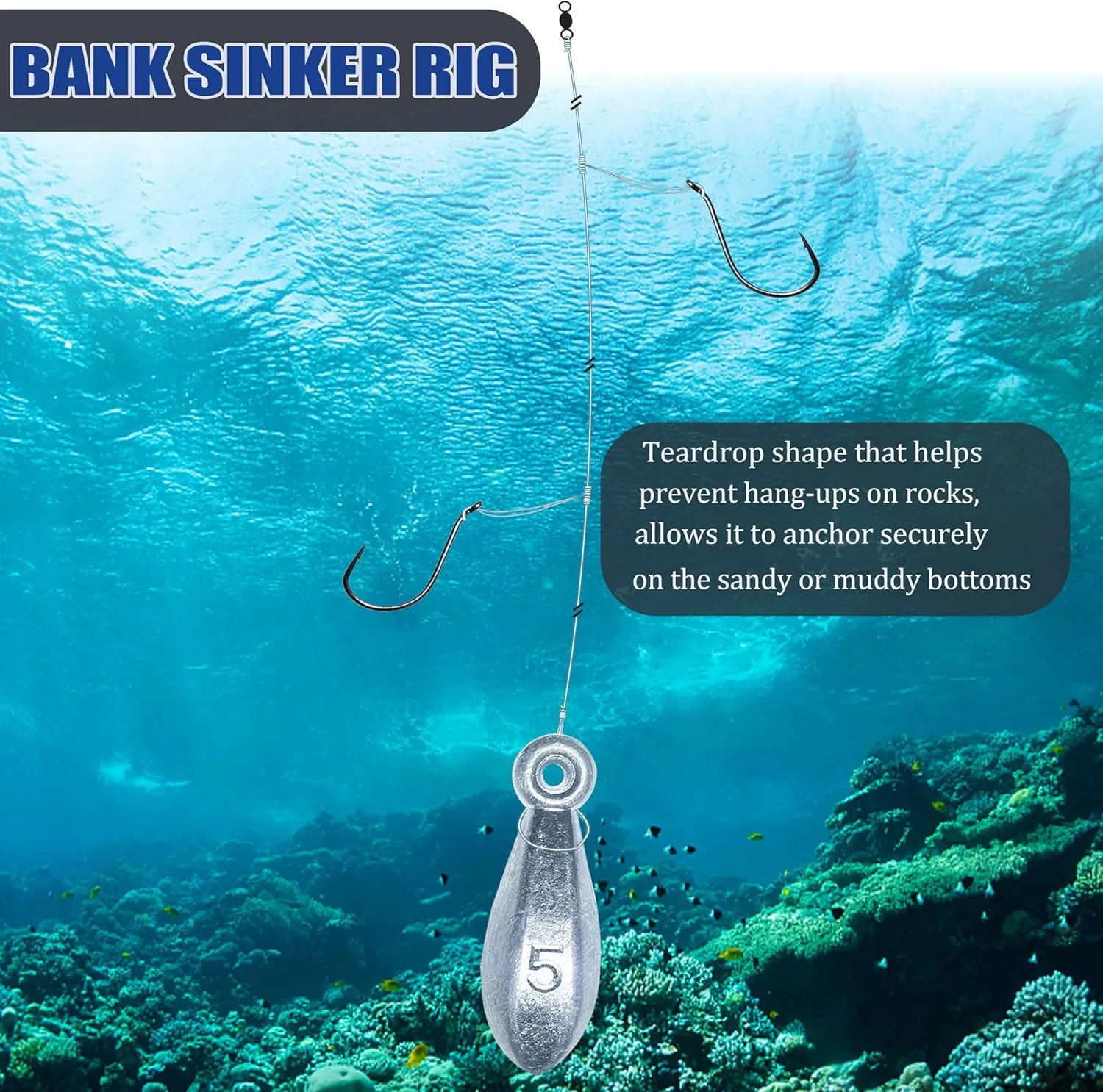 Fishing Weights Sinkers Bank Sinkers Bullet Weights for Surf Fishing Pier Bank Fishing Saltwater Fishing Gear 1oz to 8oz