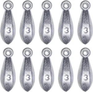 Fishing Weights Sinkers Bank Sinkers Bullet Weights for Surf Fishing Pier Bank Fishing Saltwater Fishing Gear 1oz to 8oz