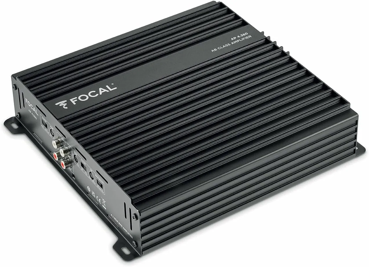 Focal AP 4.380 4-Channel Amplifier, 70 Watts RMS x 4 at 4-Ohms