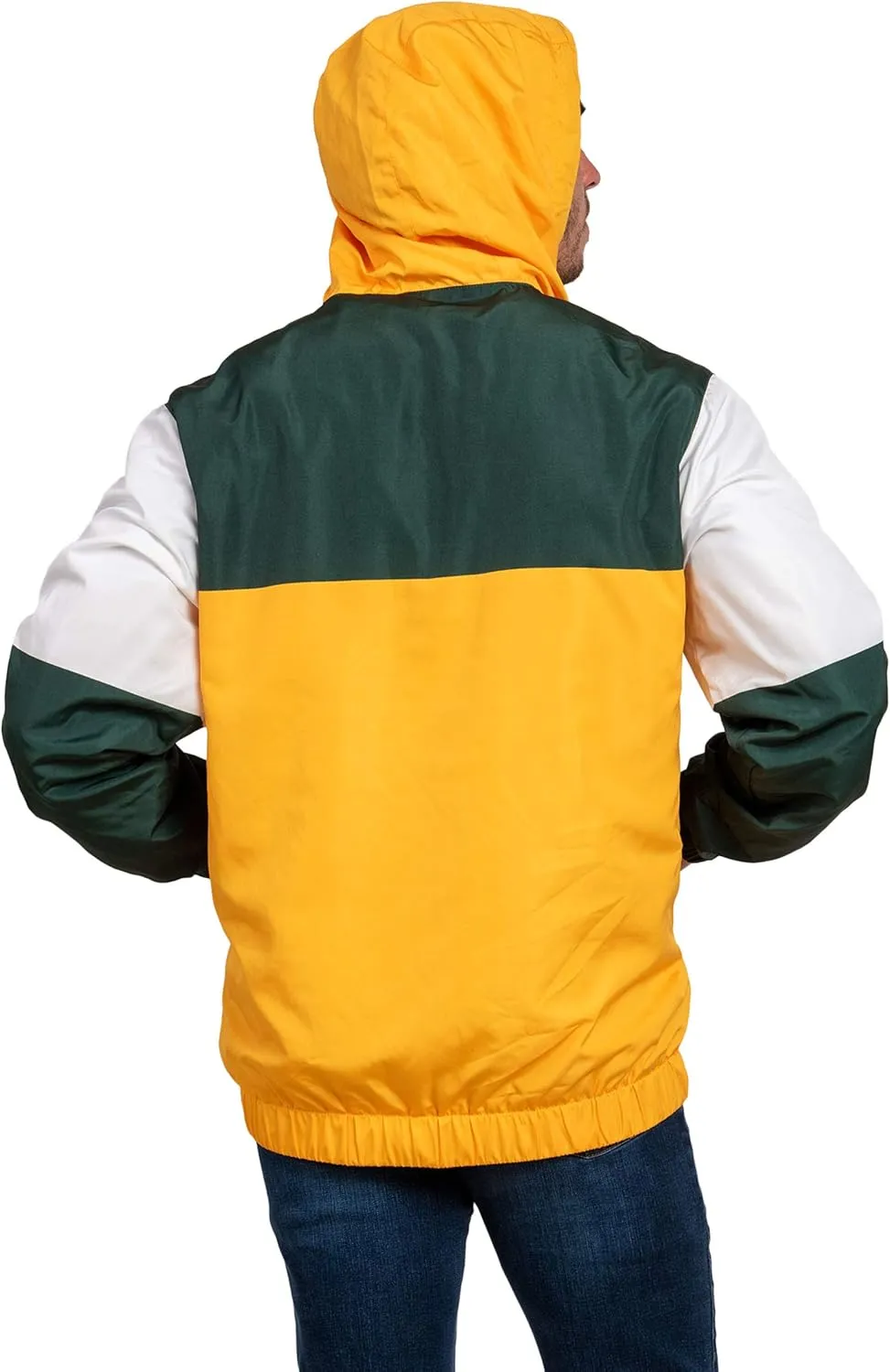 FOCO Men's NFL Team Logo Warm-up Windbreaker