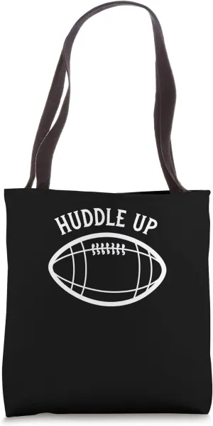 Football Huddle Up Sports Fan Team Spirit Tote Bag