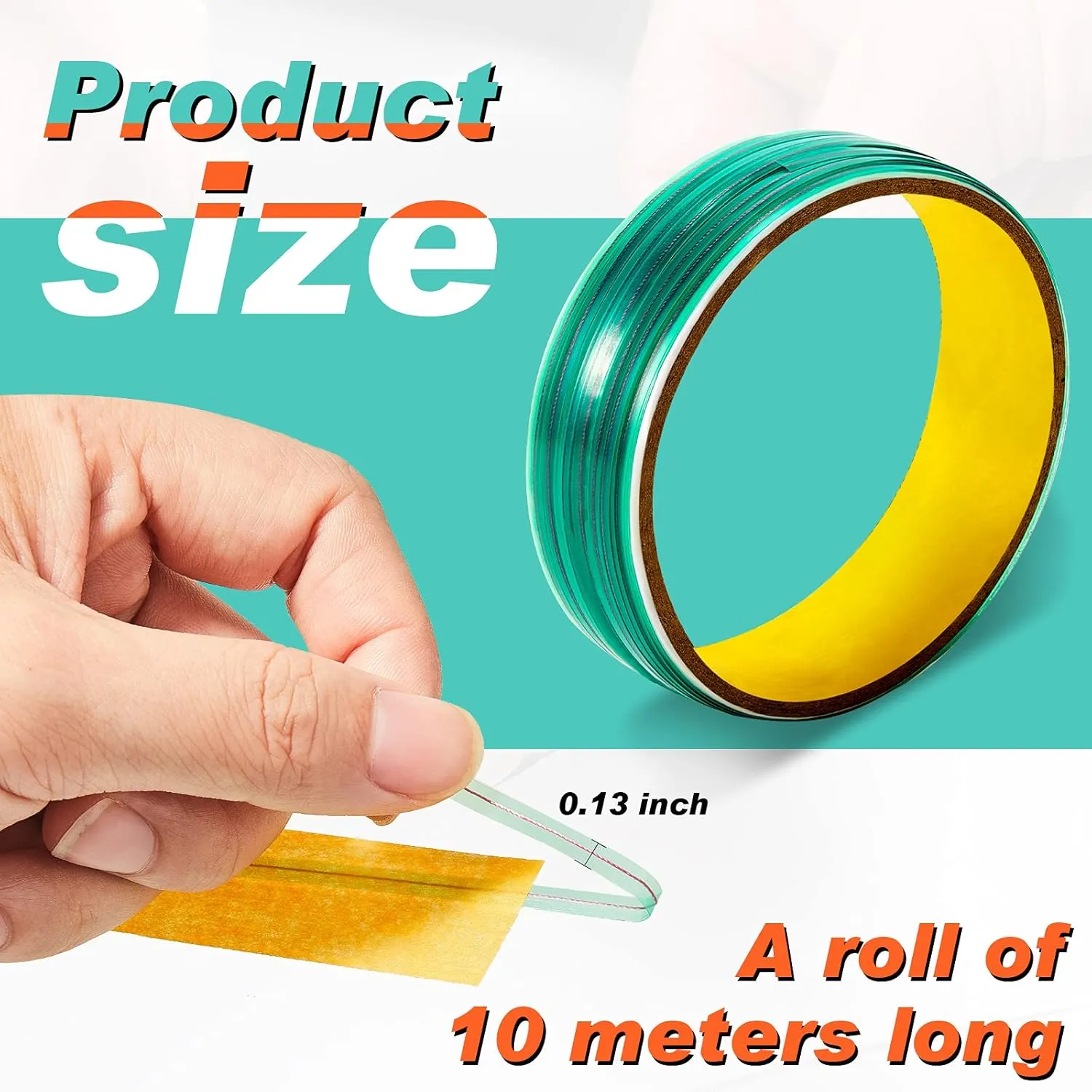Frienda Vinyl Wrap Cutting Tape Edge Detailer Finish Line Vinyl Tool Car Wrap Tape for Car Auto Motorcycle Boat Graphic Decal(33 ft)