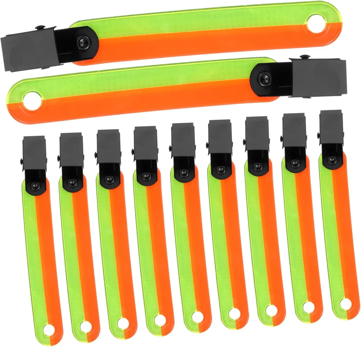 GALPADA Reflective Gear Markers Yellow Marker Flags Survey Marking Flags Trail Outdoor Convenient Reflective