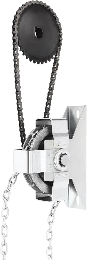 Garage Door Jackshaft Chain Hoist, 3:1 Reduction Gear Drive Chain Hoist for Roll up Doors, Garage Door Opener for Commercial/Industrial/Residential Garage Doors