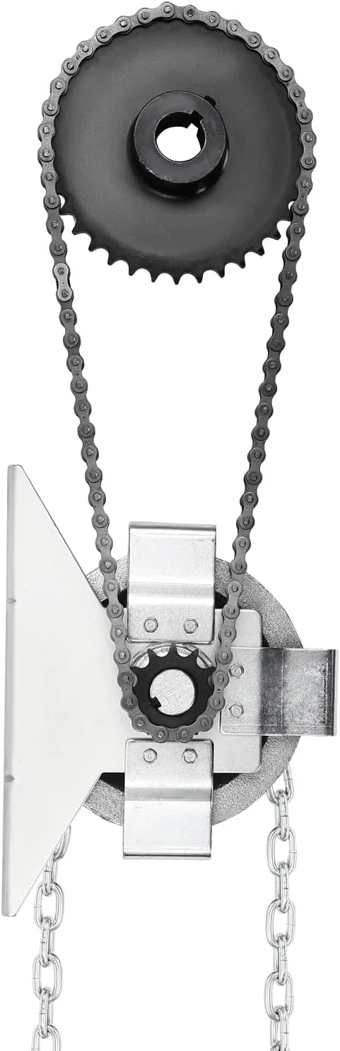 Garage Door Jackshaft Chain Hoist,3:1 Reduction Gear Drive Heavy Duty Keychain Chain Hoist with 26ft Chain for Roll Up Doors,Warehouses Garage Door Openers