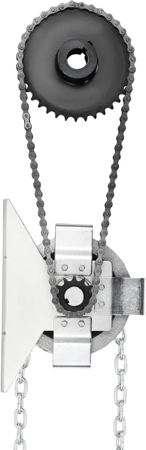 Garage Door Jackshaft Chain Hoist,3:1 Reduction Gear Drive Heavy Duty Keychain Chain Hoist with 26ft Chain for Roll Up Doors,Warehouses Garage Door Openers