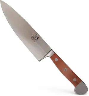 Güde Alpha Pear Series Hand Forged/Sharpened Chef's Knife With Luxury Pear Wood Handle 6-in, Made in Solingen, Germany Since 1910