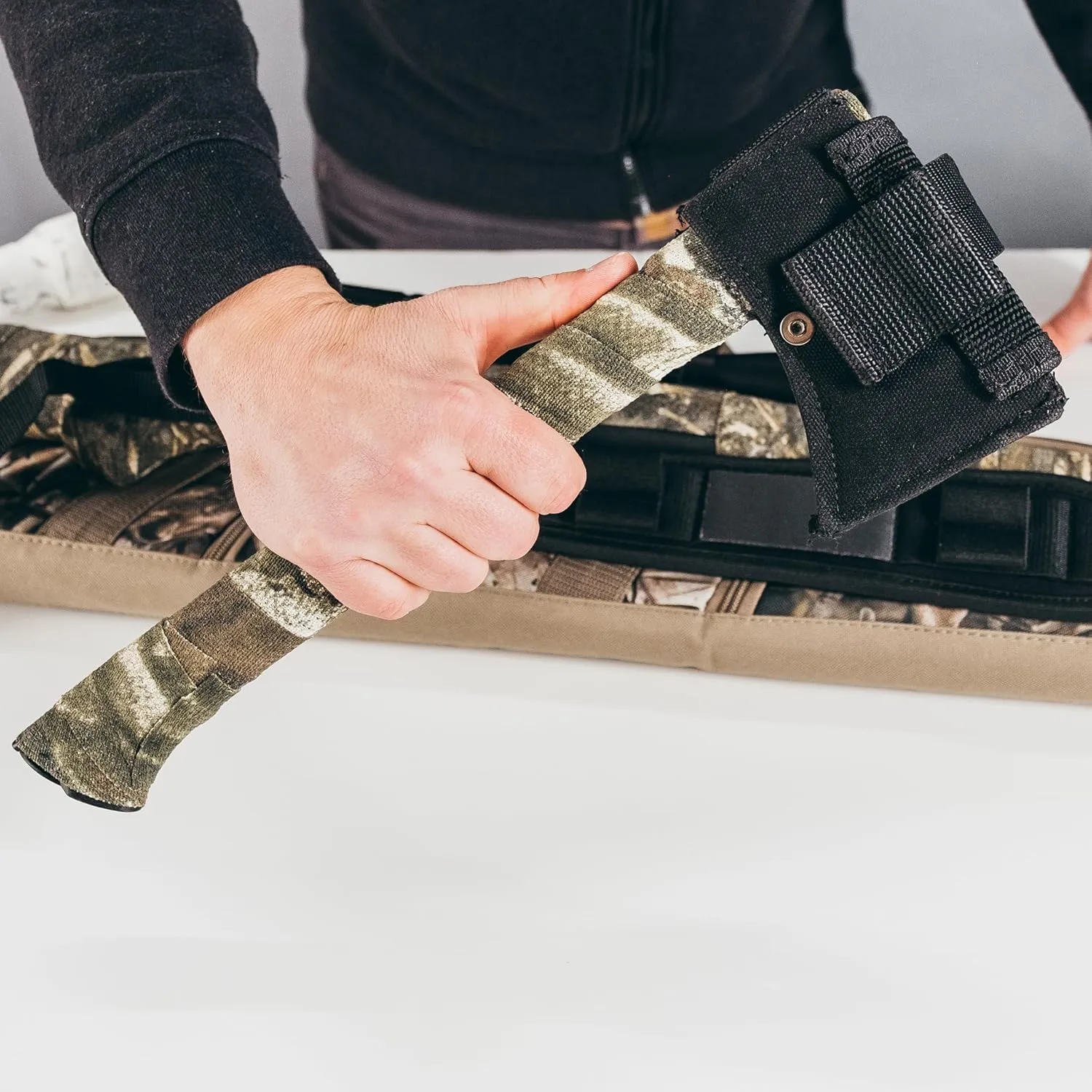 GEAR AID Camo Form Self-Cling and Reusable Camouflage Wrap, Woodland Digital, 2” x 144” Roll