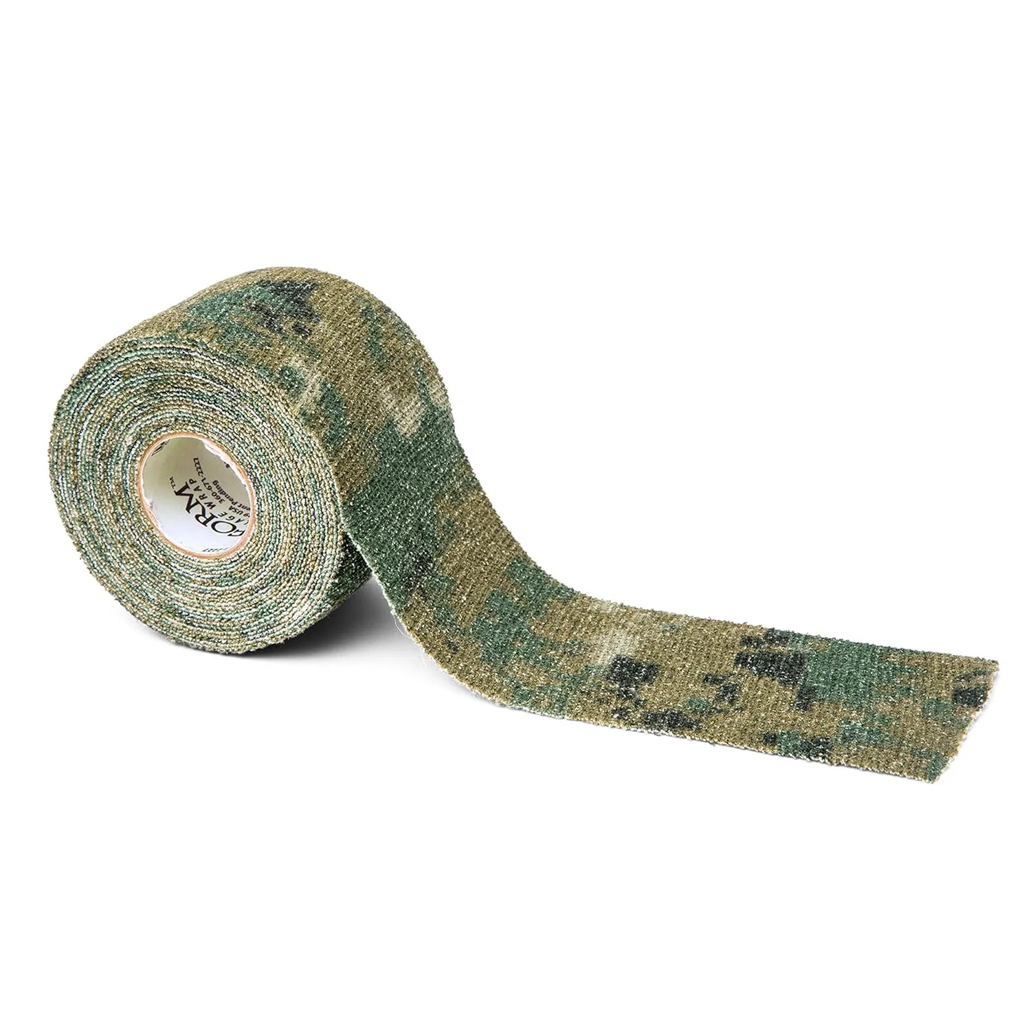 GEAR AID Camo Form Self-Cling and Reusable Camouflage Wrap, Woodland Digital, 2” x 144” Roll