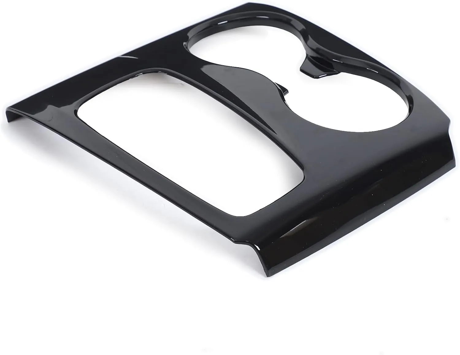 Gear Shift Panel Cover Trim for Hond@ Pilot 2016-2020/ Hond@ Ridgeline 2017-2019, ABS Automotive Center Consoles Cup Holder Cover Protector Accessories (Glossy Black)