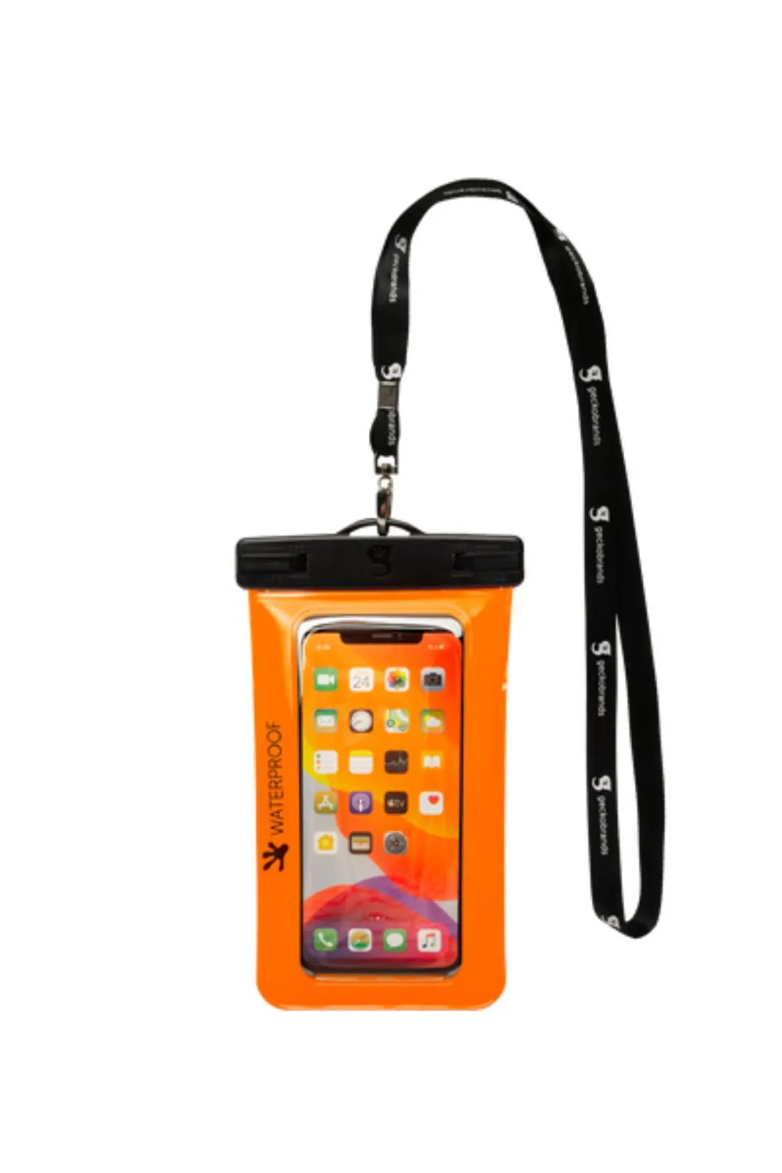 Gecko Orange Waterproof Large Phone Dry Bag